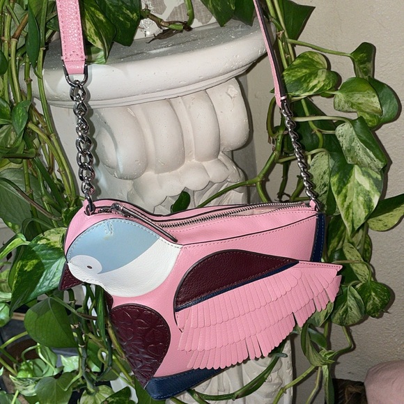 2 😍 Kate Spade Love Bird Novelty Crossbody Bag Rare Limited Leather Uniq… - Picture 10 of 17